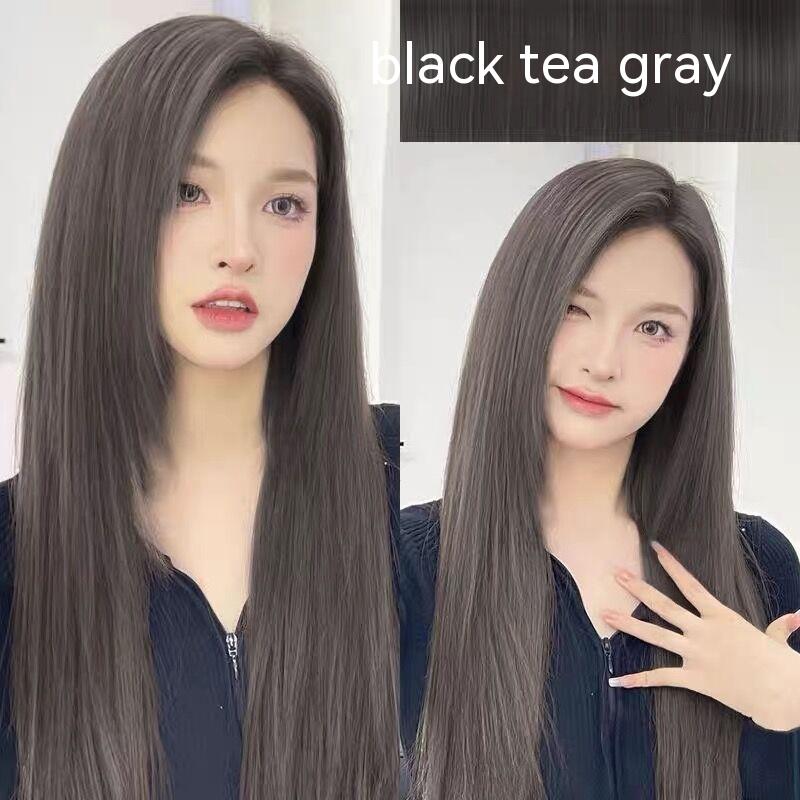 Ammonia-free Hair Color Paste Monochrome Paste Cover White Hair Multi-segment Color One-step Black Tea Gray Blue Black Hair Dye