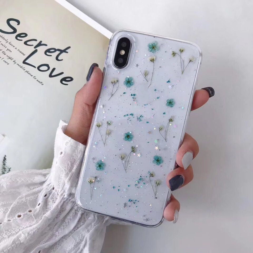 Epoxy Floral Mobile Phone Case Handmade