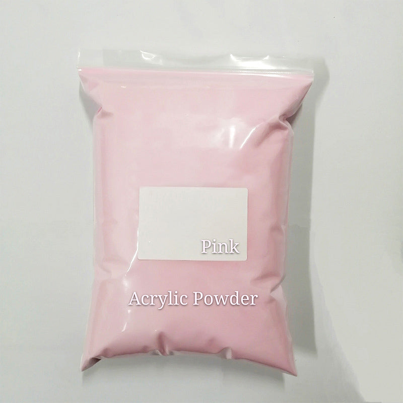 Acrylic Nail Extension Carved Infiltrating Powder Skin Tone Nude Crystal Powder