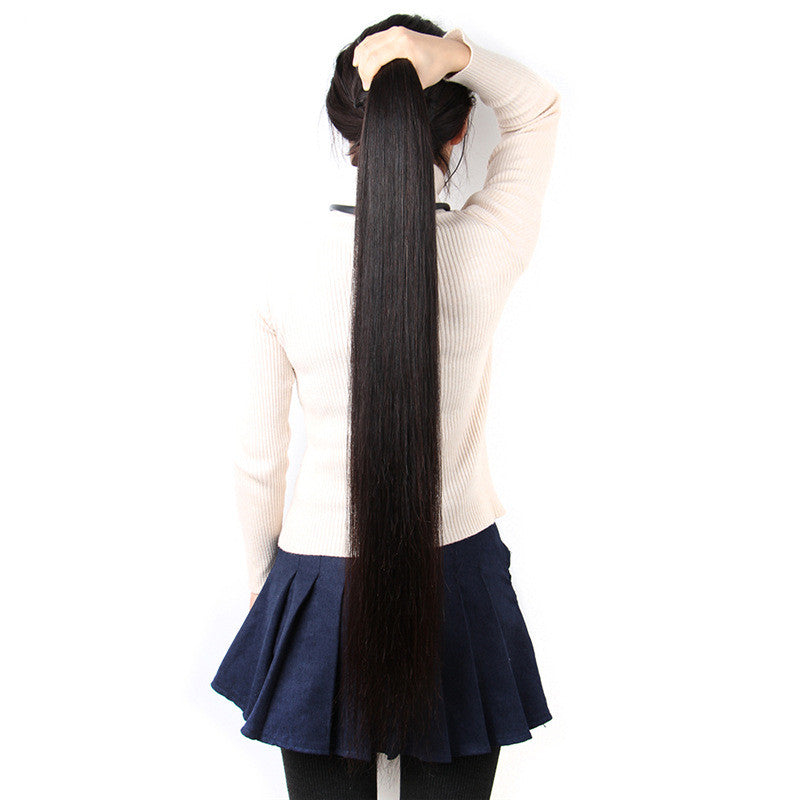 Reality Wig, Smooth Hair, Straight Hair Tie, Closed Peruvian Hair Tie