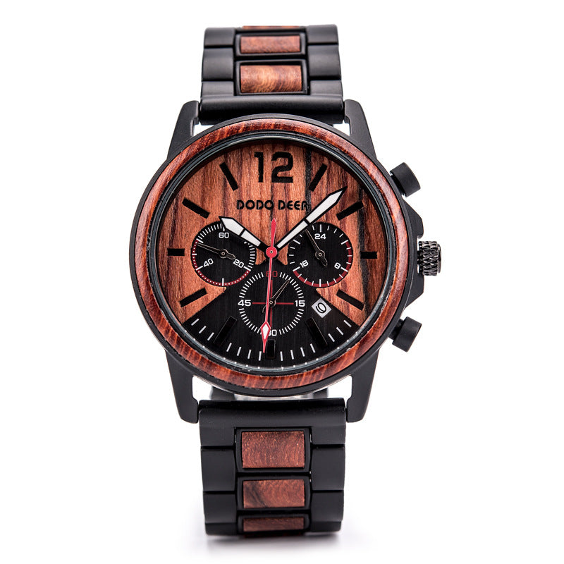 DODO DEER Explosive Wood Men's Watch