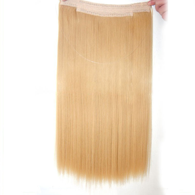 One Piece Wig, Lace Fish Line Hair Curtain, Non-Marking Hair Extension Piece Flip In Hair