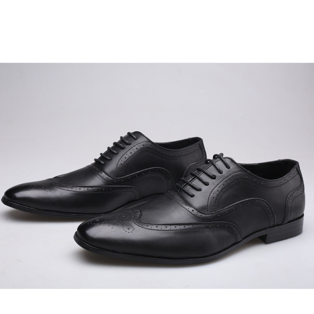 Men's Pu Leather Shoes Men's Plus Size