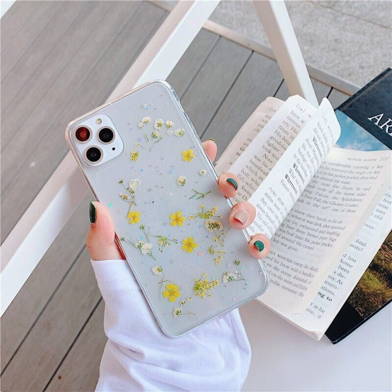 Epoxy Floral Mobile Phone Case Handmade