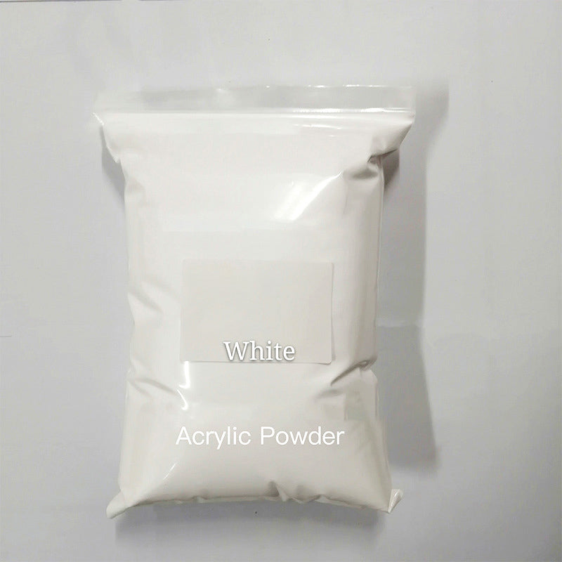 Acrylic Nail Extension Carved Infiltrating Powder Skin Tone Nude Crystal Powder