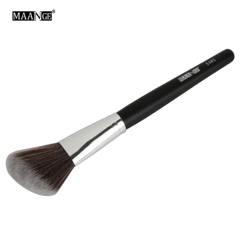 MAANGE 1Pcs Big Angled Top Loose Powder Makeup Brush Foundation Contour Blusher Face Cheek Cosmetic Beauty Make Up Brush Tool