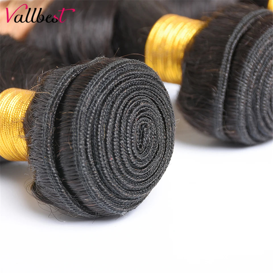 Vallbest Ombre Hair Bundles Brazilian Loose Wave Bundles T1B/27 Color 100 Human Hair Bundles Double Weft Remy Hair Extensions