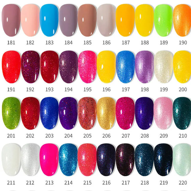 RS NAIL 15ml UV Nail Gel Polish 308 Colors Gel Varnish #241-308 Color Black White Red Gel Lacquer Of Nail Art Gel Polish  (5)