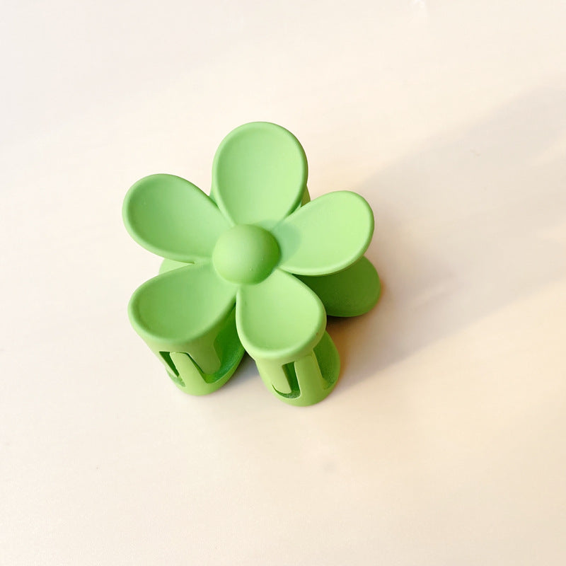 Summer Candy Color Frosted Flower Hair Clip