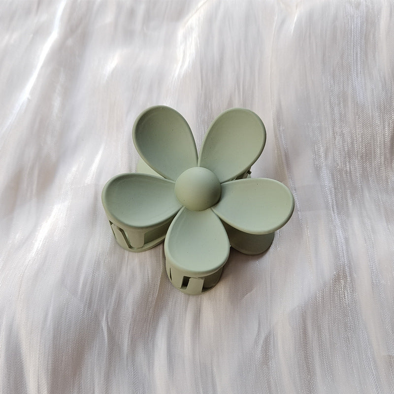 Summer Candy Color Frosted Flower Hair Clip