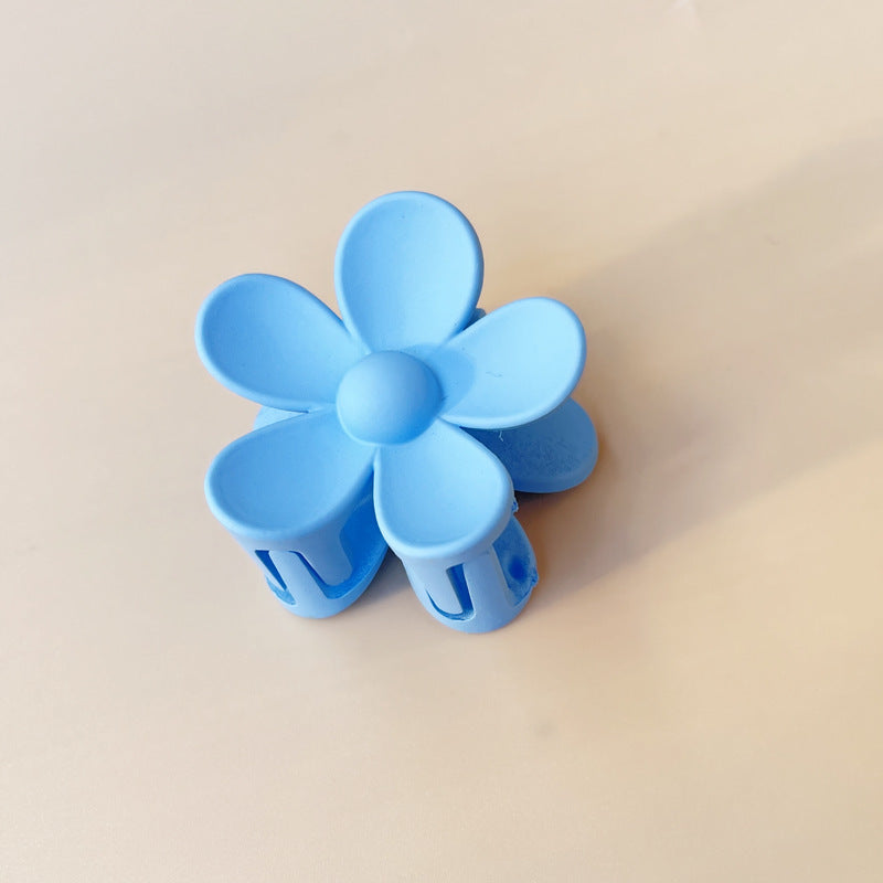 Summer Candy Color Frosted Flower Hair Clip