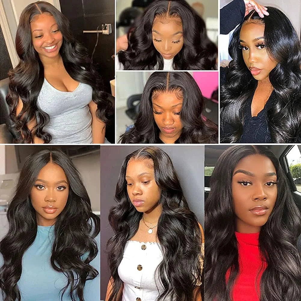 12A Body Wave Bundles 1/3/4 Bundles Deal 100% Raw Human Hair Extensions Peruvian Hair Weaving Natural Black Virgin Hair 30 Inch