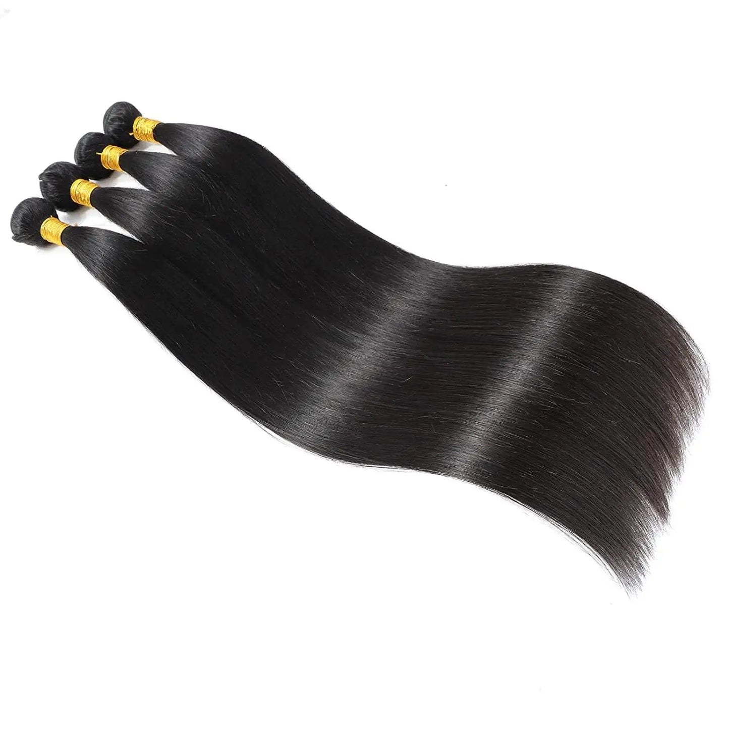 Bone Straight Human Hair Bundles With 13x4 HD Lace Frontal Closure With Extensions Brazilian Weave 3 4 Bundles With Closure