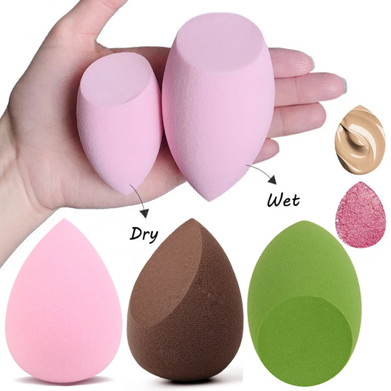 1PC Gradient Makeup Sponge Puff Beauty Egg Face Powder Foundation Cream Cosmetic Sponges Powder Compact Puff Beauty Makeup Tool