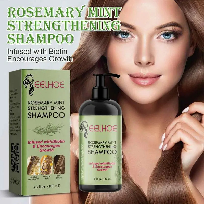 Rosemary Mint Strengthening Shampoo Smoothing Shampoo Moisturizing Shampoo Natural Conditioner Shampoo For Women's Long Hair