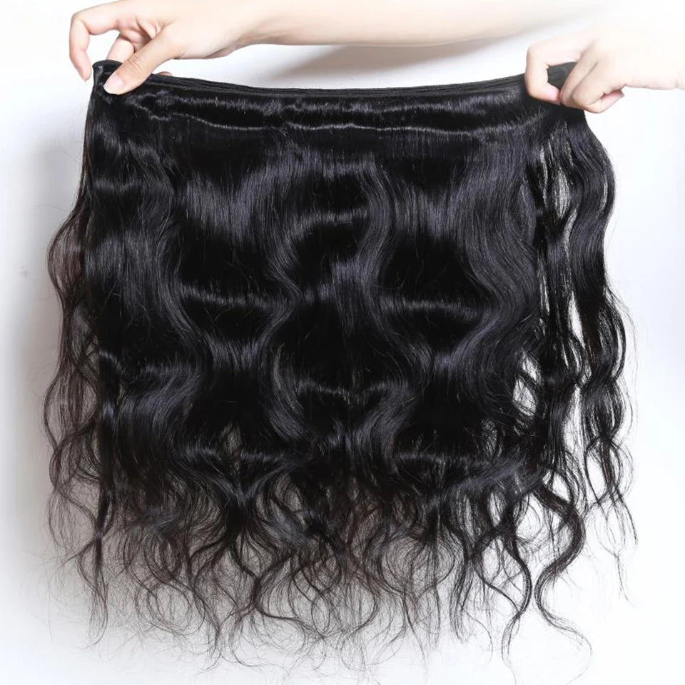 Raw Indian Hair Bundles Human Hair Body Wave Bundles Unprocessed 10A Virgin Hair Bundle Hair Extensions For Women