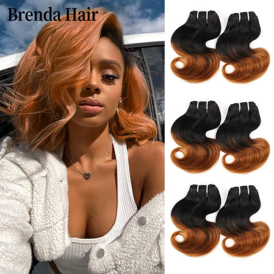 Human Hair Weaving 6 Pcs Body Wave 190g Human Hair Bundle Human Hair Extension Brazilian Hair Bundles On Clearance Sale