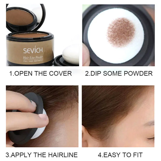 Sevich Hairline Powder 13 Color Hair Root Cover Up Water Proof Instant Modified Repair Hair Shadow Powder Makeup hair growth