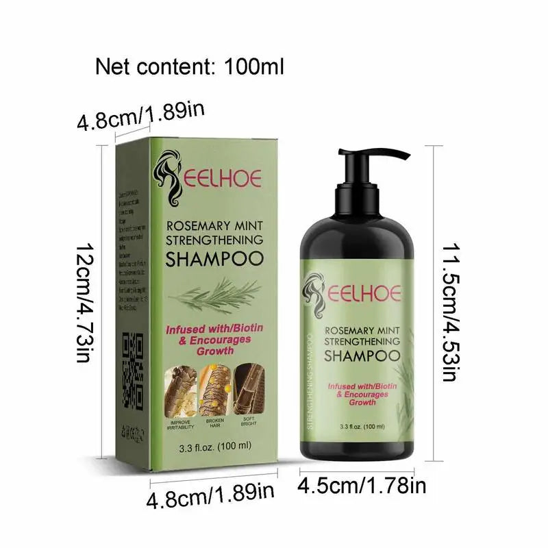 Rosemary Mint Strengthening Shampoo Smoothing Shampoo Moisturizing Shampoo Natural Conditioner Shampoo For Women's Long Hair