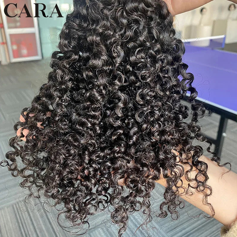 Burmese Curly Raw Human Hair Bundles 3C 4A Hair Bundles Sassy Curl Human Virgin Hair Weaving For Women Natural Black Color