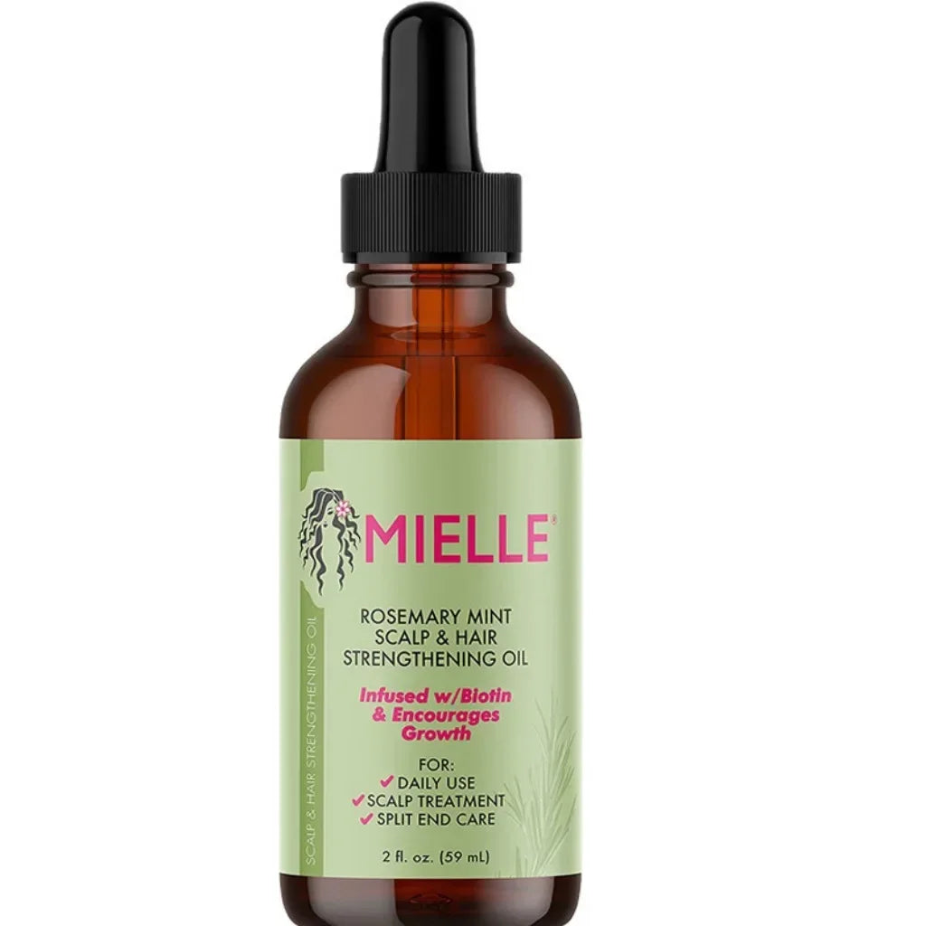 Hair Growth Essential Oil Rosemary Mint Hair Strengthening Oil Nourishing Treatment for Split Ends and Dry Organics Hair