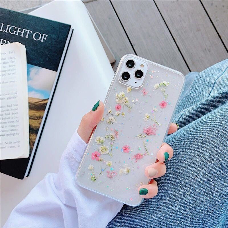 Epoxy Floral Mobile Phone Case Handmade