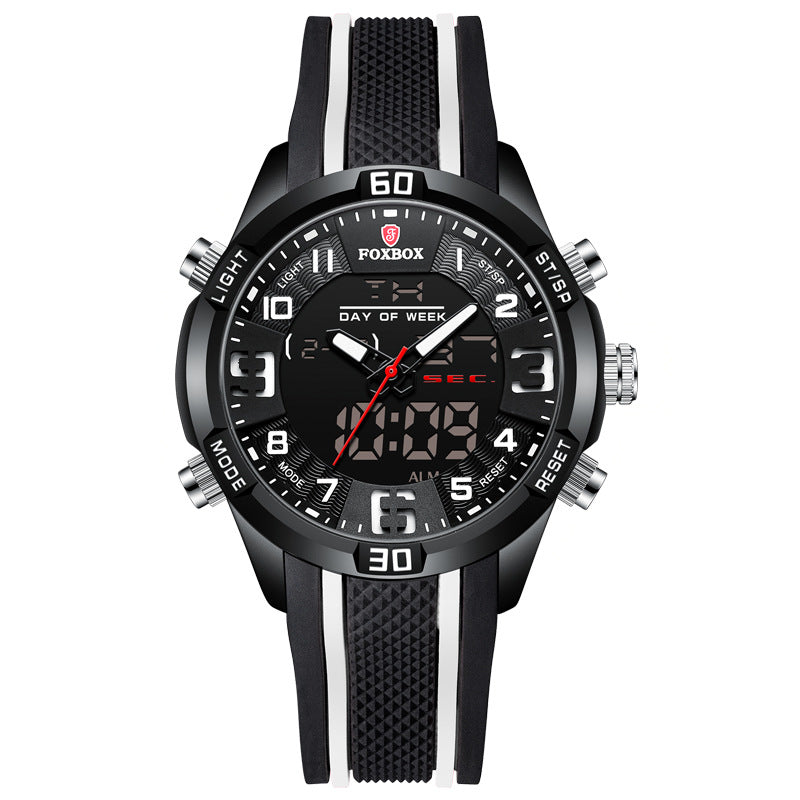 Men's Dual Display Watch Multi-function Chronograph