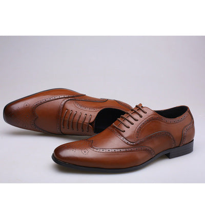 Men's Pu Leather Shoes Men's Plus Size