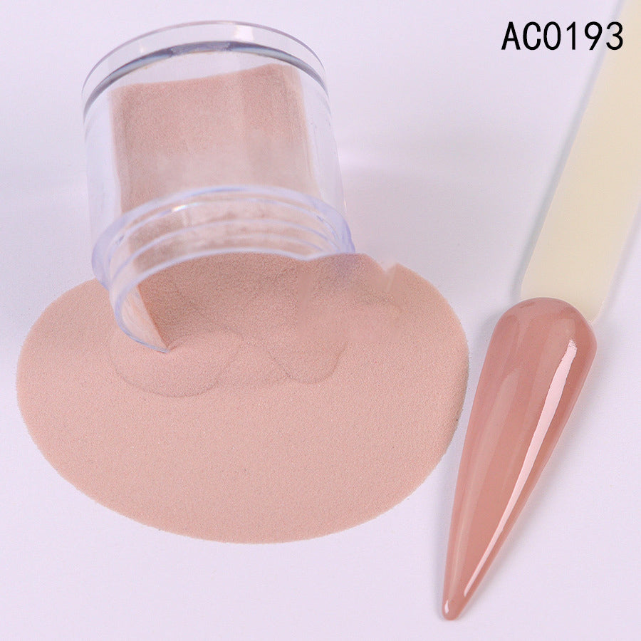 Acrylic Nail Extension Carved Infiltrating Powder Skin Tone Nude Crystal Powder